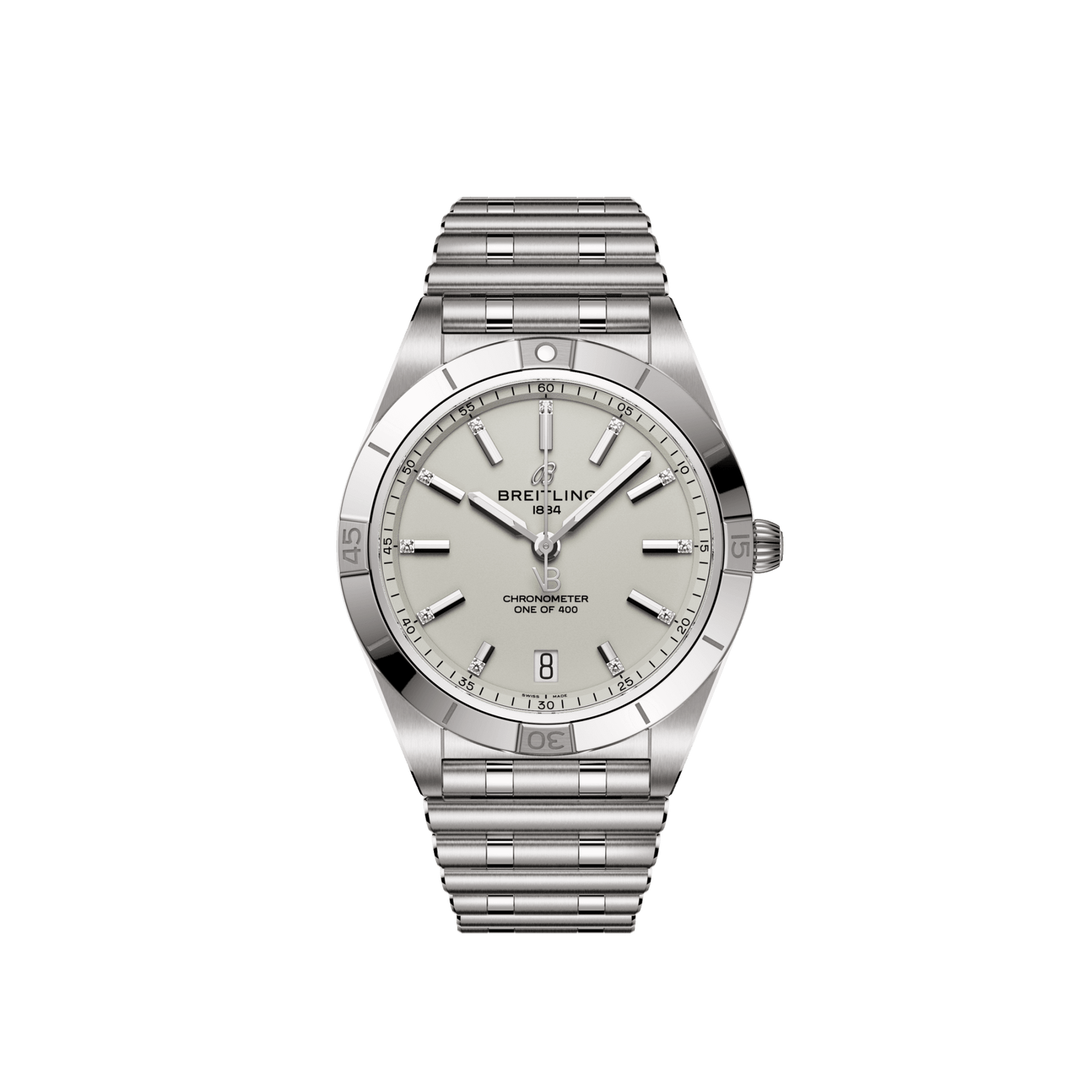 Breitling Chronomat Automatic 36 Victoria Beckham, Stainless steel and Diamonds, Ref# A103801A1G1A1, Unworn 2024