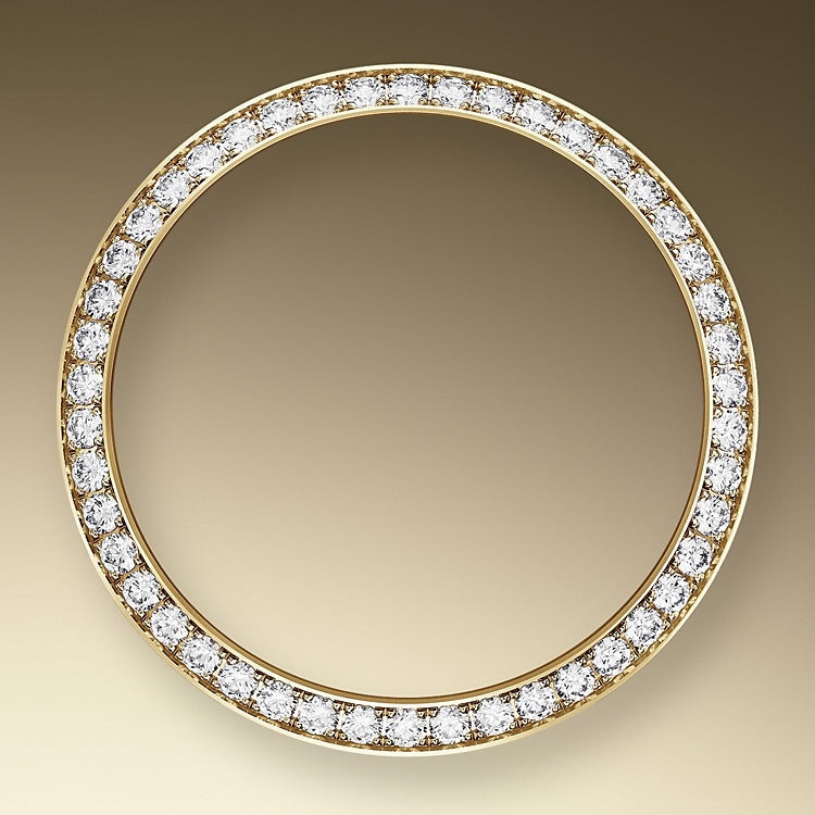 Datejust 31, Oystersteel, 18kt Yellow Gold and diamonds, Ref# 278383RBR-0024