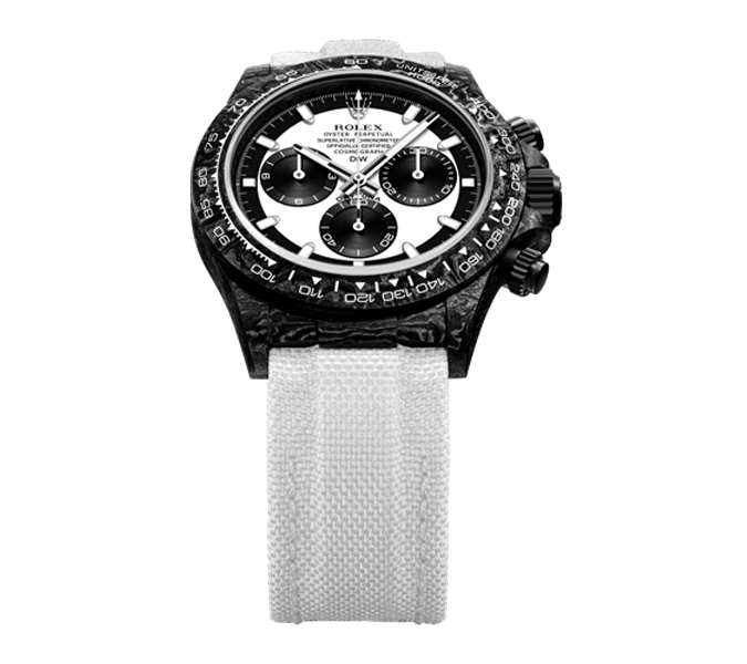 Diw Daytona carbon cream 40mm oyster black