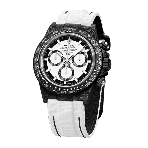 Diw Daytona carbon cream v2 40mm oyster black