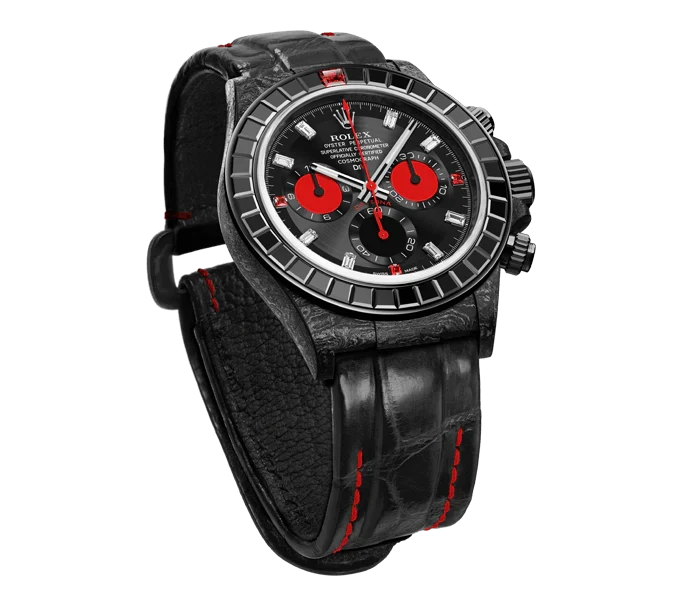 Diw Daytona carbon rainbow black 40mm carbon