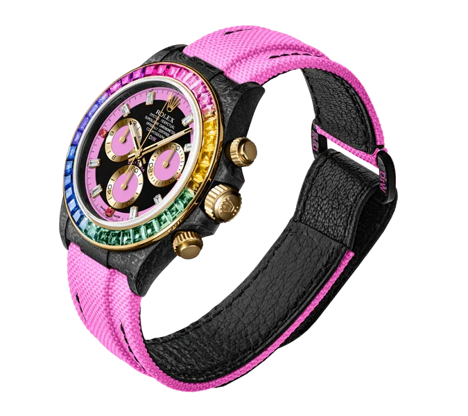Diw Daytona carbon rainbow pink 40mm carbon