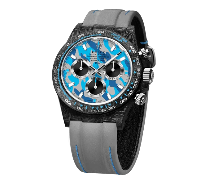 Diw Daytona military blue 40mm oyster black