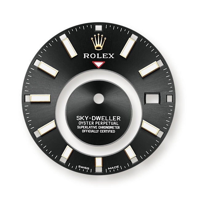 Sky-Dweller 42mm, Oystersteel and 18k Yellow Gold, Ref# 326933-0005