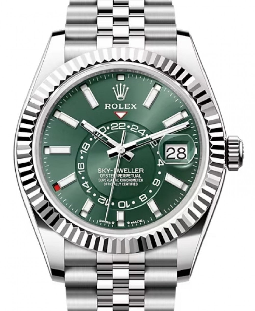 Sky-Dweller Green Dial Automatic 42mm Men’s Watch 336934-0001
