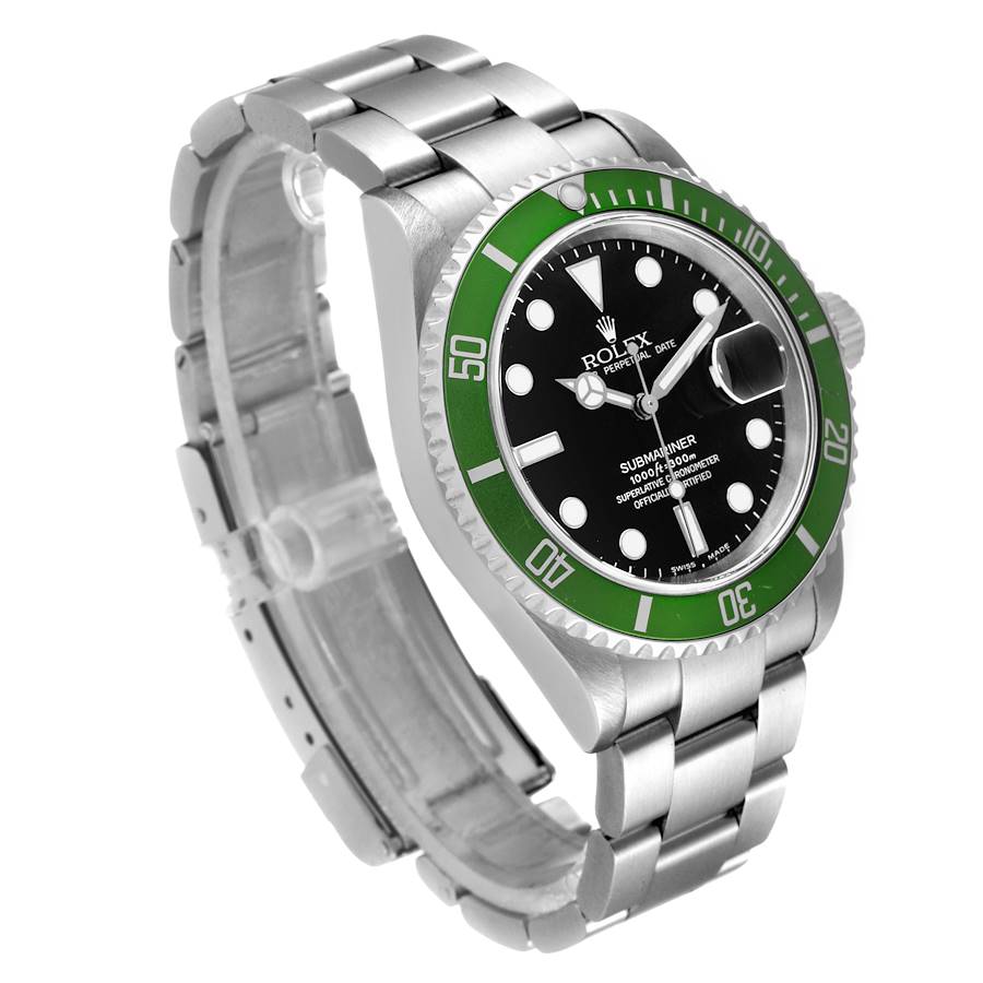 Submariner Green 50th Anniversary Steel Mens Watch 16610LV