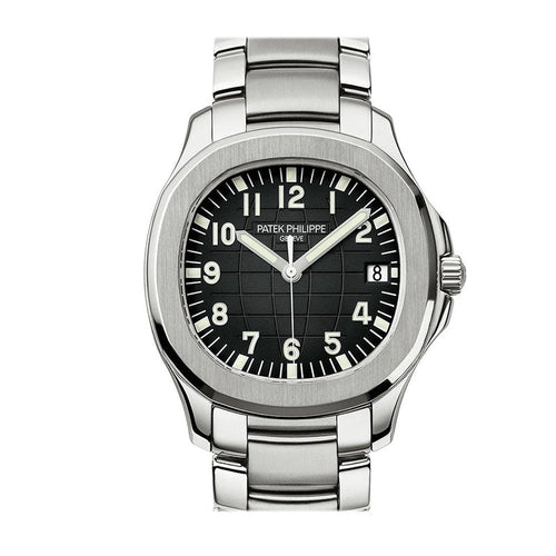 Patek Philippe Aquanaut Black Dial Stainless Steel Automatic Men’s Watch 5167-1A 5167/1A