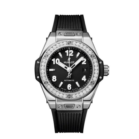 Hublot Big Bang One Click Steel Diamonds 33mm, Ref# 485.SX.1170.RX.1204