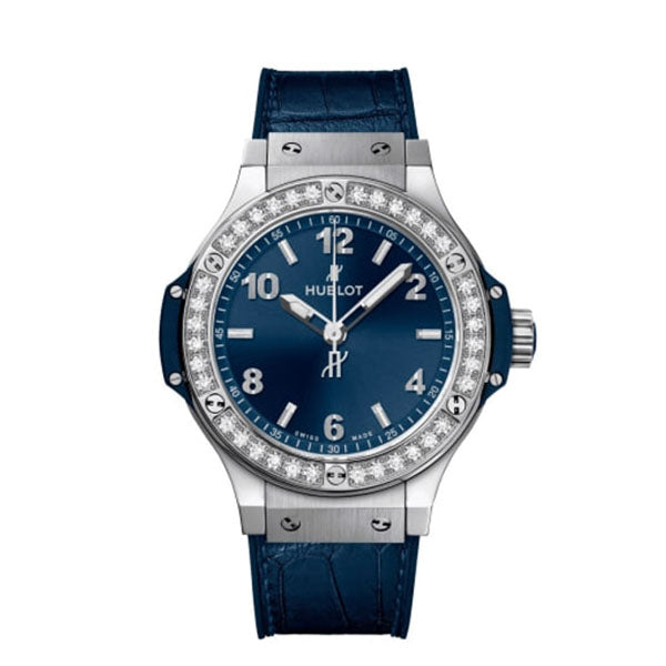 Hublot Big Bang, Steel Blue Diamonds, 38 mm, Ref# 361.SX.7170.LR.1204