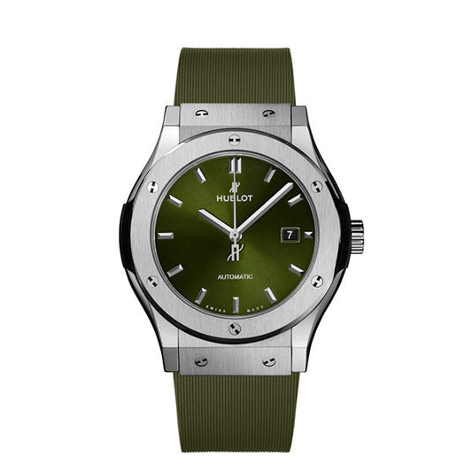 Hublot Classic Fusion Titanium Green Ref# 542.NX.8970.RX
