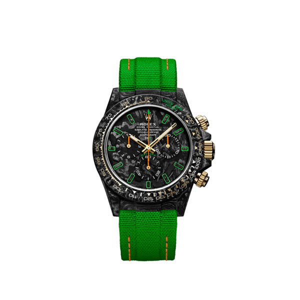 Diw Daytona carbon all carbon lime 40mm oyster black