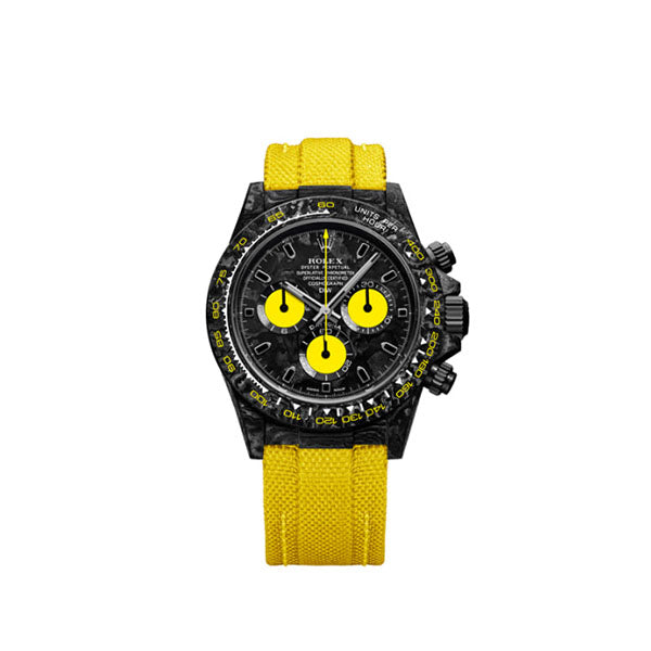 Diw Daytona carbon lemon edition 40mm oyster black