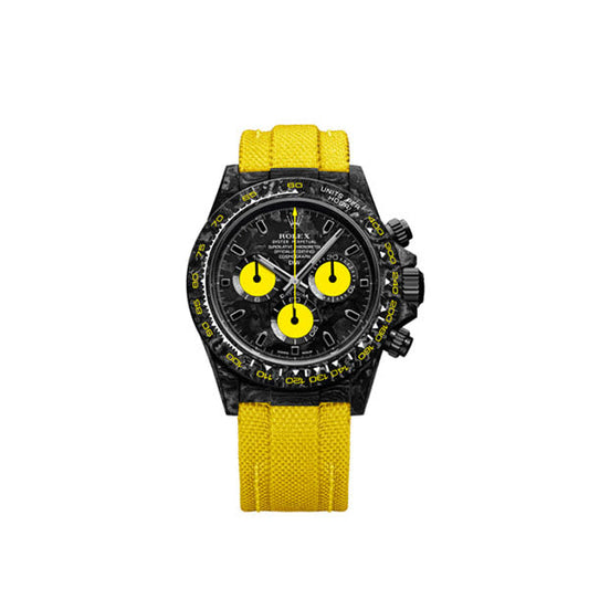 Diw Daytona carbon lemon edition 40mm oyster black