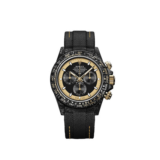 Diw Daytona cream invert gold 40mm oyster black