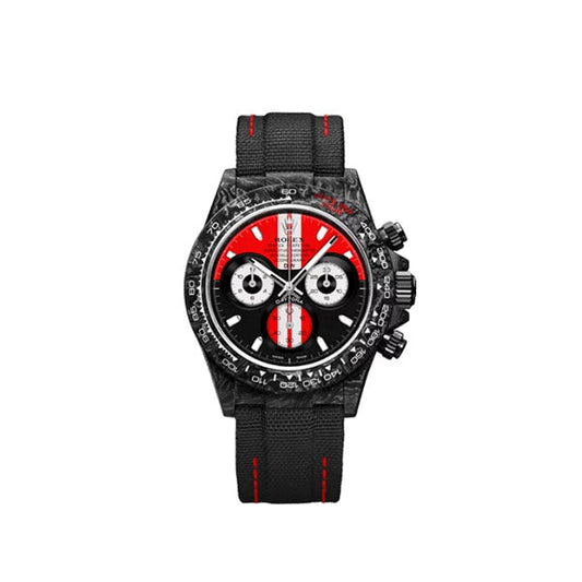 Diw Daytona gt red 40mm oyster black