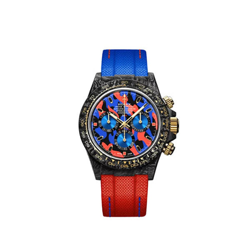Diw Daytona military red 40mm oyster black