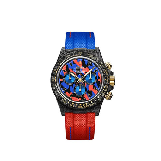 Diw Daytona military red 40mm oyster black