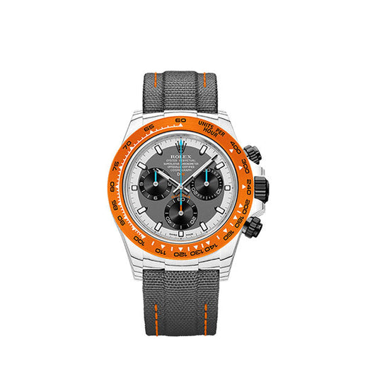 Diw Daytona quartz fiber ocellaris 40mm oyster black