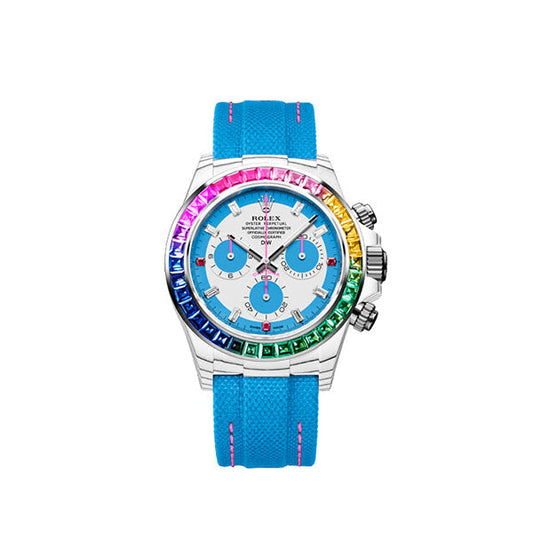 Diw Daytona quartz fiber rainbow s 40mm carbon