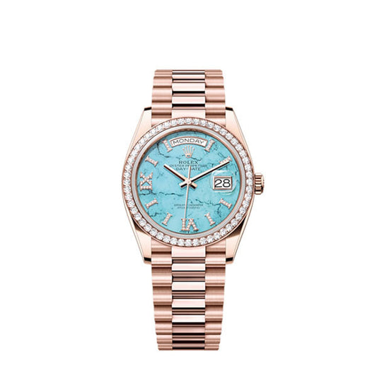 Day-Date 36, 18k Everose Gold with Diamond-set, 36mm, Ref# 128345rbr-0064