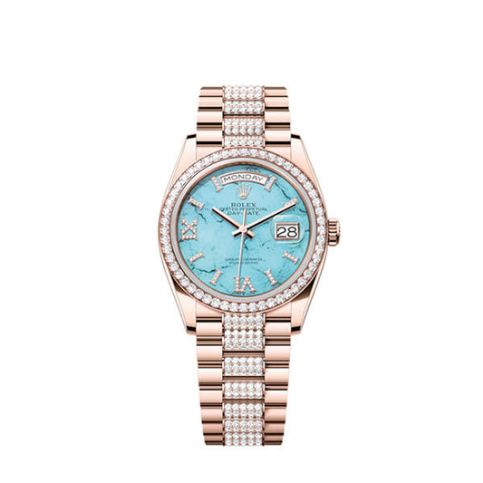 Day-Date 36, 18k Everose Gold with Diamond-set, 36mm, Ref# 128345rbr-0065