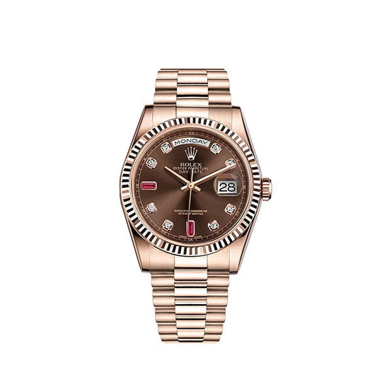 Day-Date 36 Rose Gold Luxury Watch 118235-0093