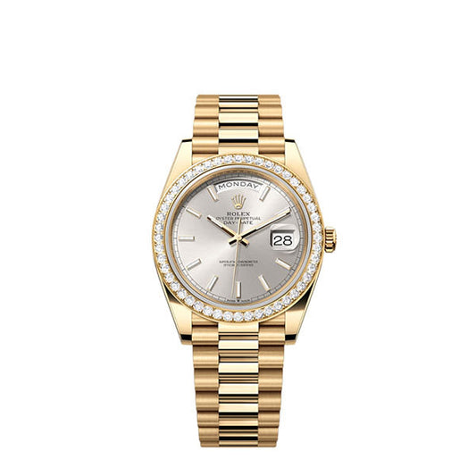Day-Date 40, 18k Yellow Gold with Diamond-set, 40mm, Ref# 228348rbr-0042