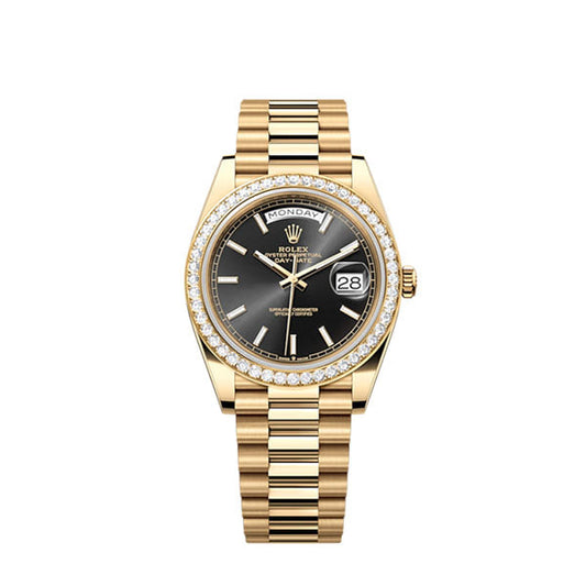 Day-Date 40, 18k Yellow Gold with Diamond-set, 40mm, Ref# 228348rbr-0043
