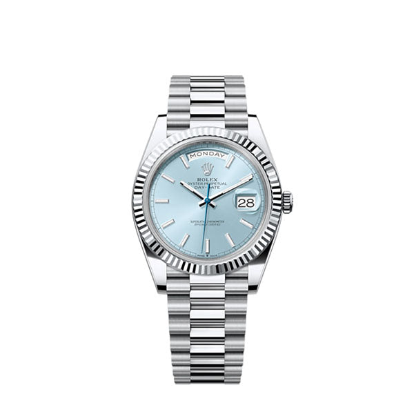 Day-Date 40, Platinum, 40mm, Ref# 228236-0018
