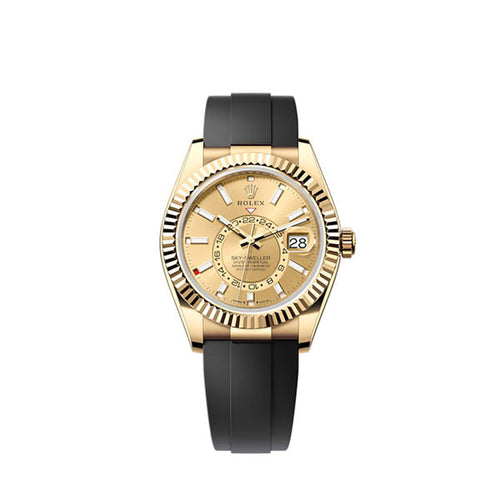 Sky-Dweller, 42mm, 18k Yellow Gold, Ref# 336238-0001