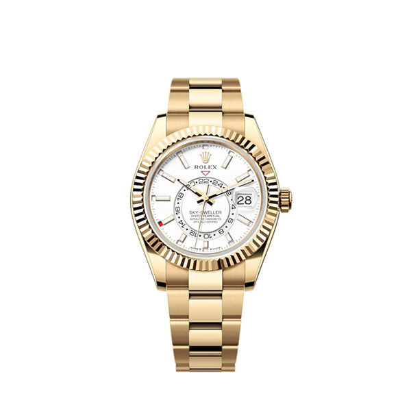 Sky-Dweller, 42mm, 18k Yellow Gold, Ref# 336938-0003