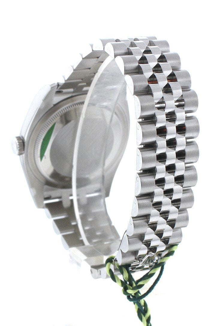 Datejust 36 Black Jubilee design set with Diamonds Dial 18k White Gold Diamond Bezel Jubilee Men’s Watch 116244