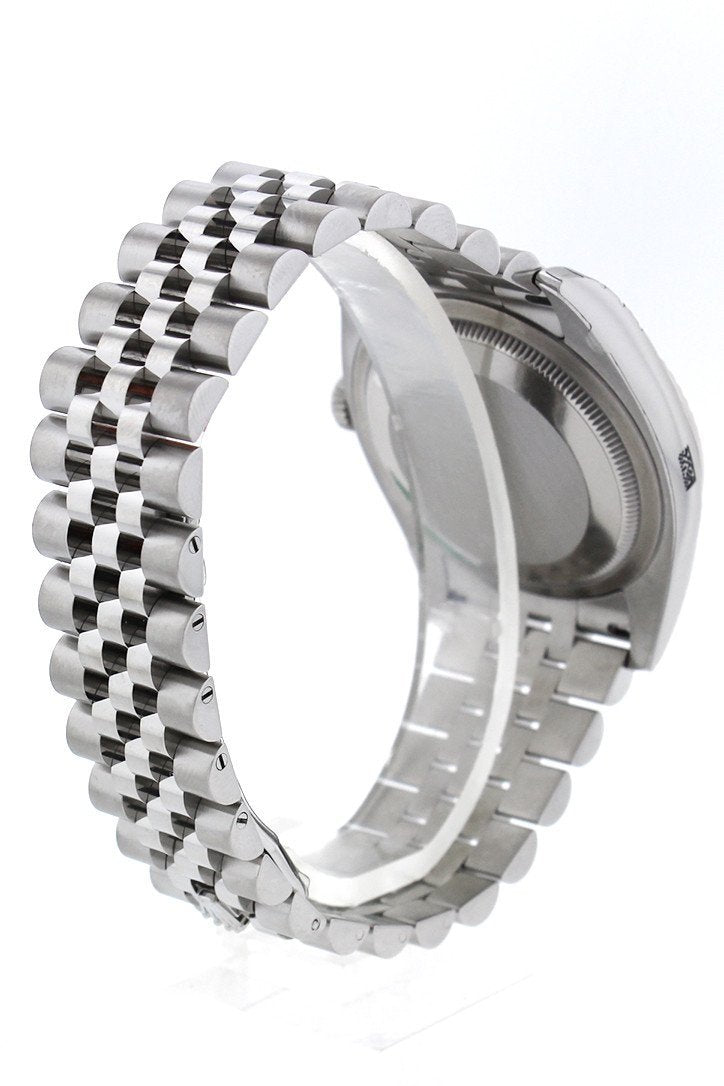 Datejust 36 Black Jubilee design set with Diamonds Dial 18k White Gold Diamond Bezel Jubilee Men’s Watch 116244