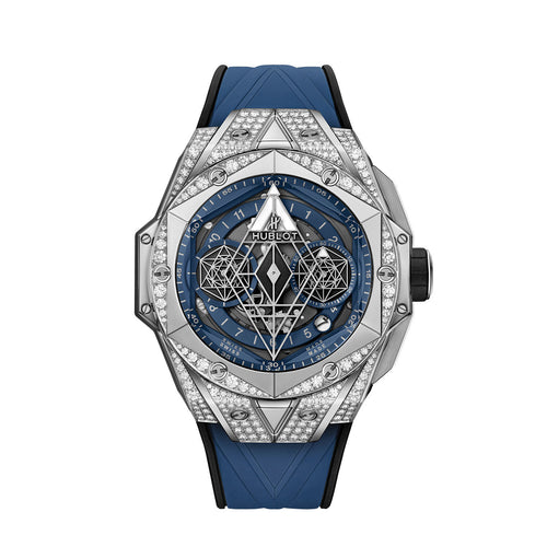 Hublot Big Bang Sang Bleu II Titanium Blue Pavé, Reference 418.NX.5107.RX.1604.MXM20