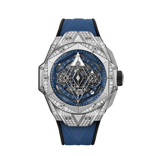 Hublot Big Bang Sang Bleu II Titanium Blue Pavé, Reference 418.NX.5107.RX.1604.MXM20