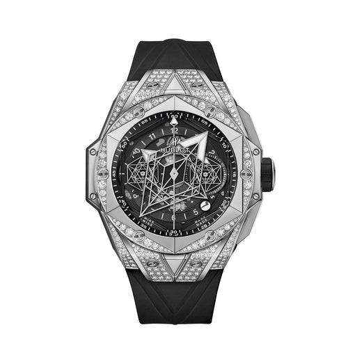 Hublot Big Bang Sang Bleu II Titanium Pavé Ref# 418.NX.1107.RX.1604.MXM20