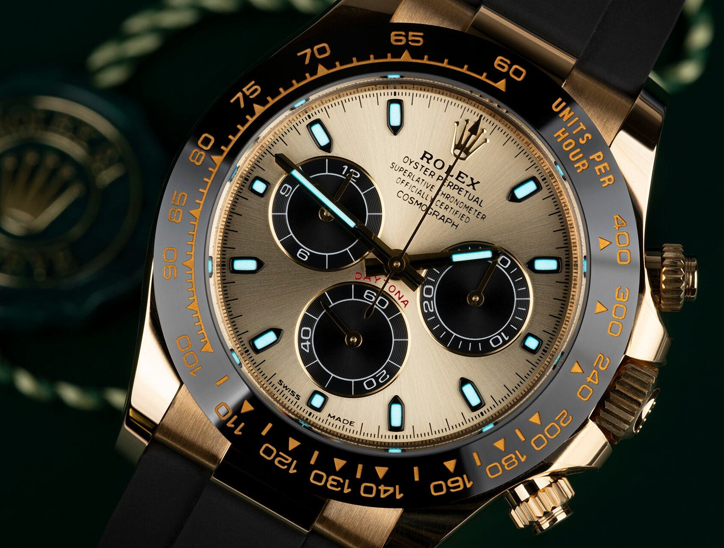 Cosmograph Daytona M126518LN-0012 Oyster, 40 mm, yellow gold