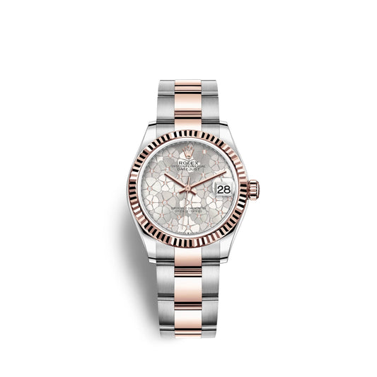 Datejust 31mm, Oystersteel and 18k Everose Gold and Diamonds, Ref# 278271-0031