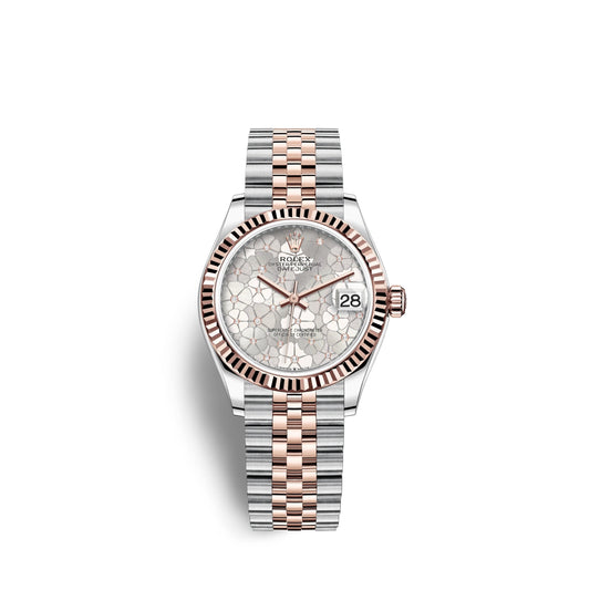 Datejust 31mm, Oystersteel and 18k Everose Gold and Diamonds, Ref# 278271-0032