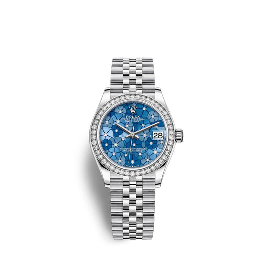 Datejust 31mm, Oystersteel and 18k White Gold with Diamonds, Ref# 278384rbr-0040