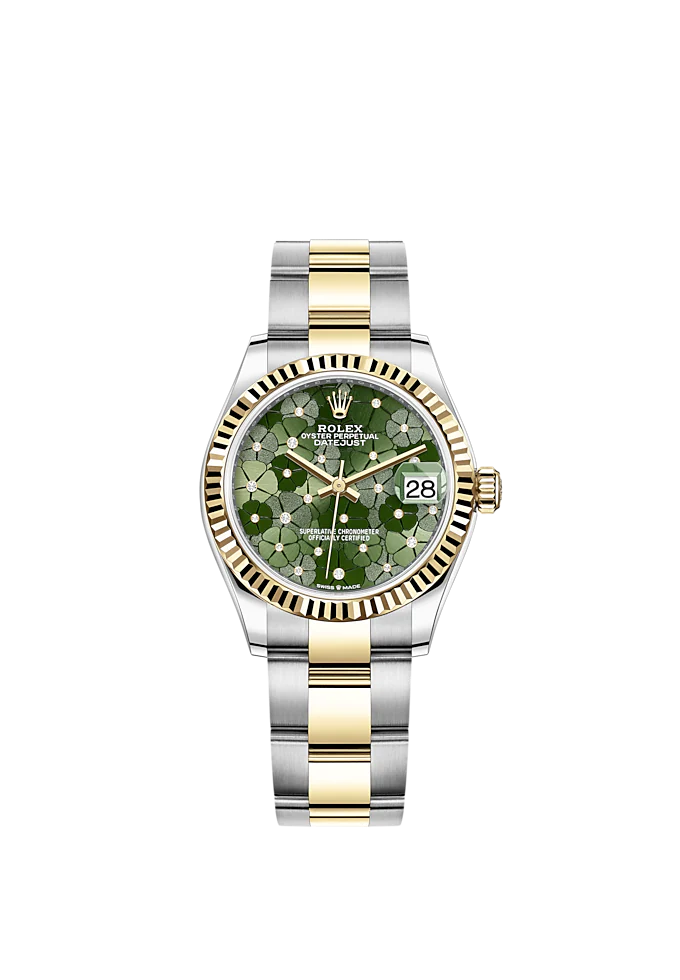 Datejust 31mm, Oystersteel and 18k Yellow Gold and Diamonds, Ref# 278273-0031