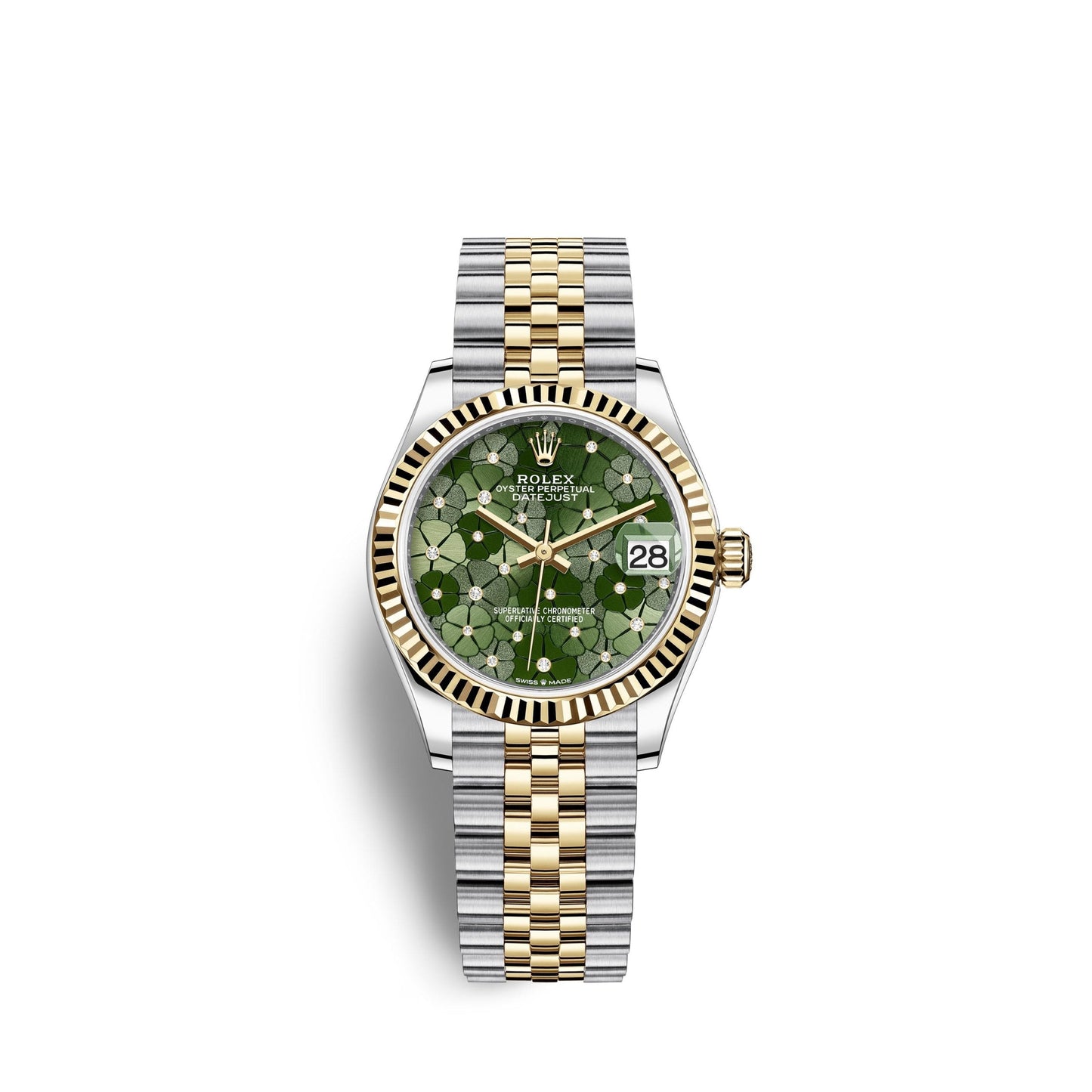 Datejust 31mm, Oystersteel and 18k Yellow Gold and Diamonds, Ref# 278273-0032