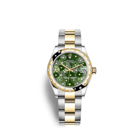 Datejust 31mm, Oystersteel and 18k Yellow Gold with Diamonds, Ref# 278343rbr-0031