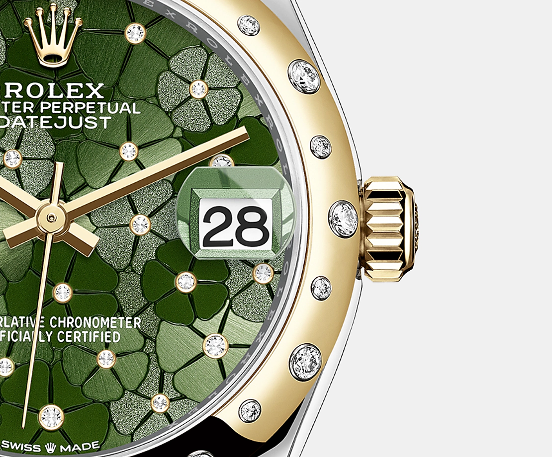 Datejust 31mm, Oystersteel and 18k Yellow Gold with Diamonds, Ref# 278343rbr-0031
