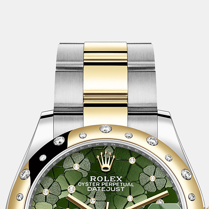 Datejust 31mm, Oystersteel and 18k Yellow Gold with Diamonds, Ref# 278343rbr-0031