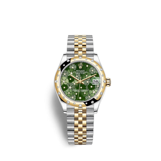 Datejust 31mm, Oystersteel and 18k Yellow Gold with Diamonds, Ref# 278343rbr-0032
