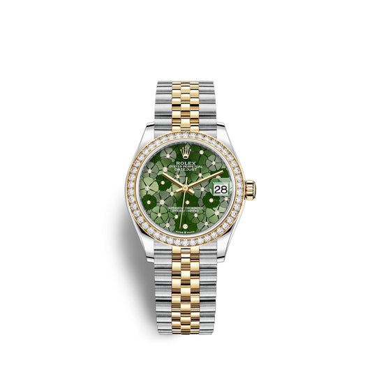 Datejust 31mm, Oystersteel and 18k Yellow Gold with Diamonds, Ref# 278383rbr-0032