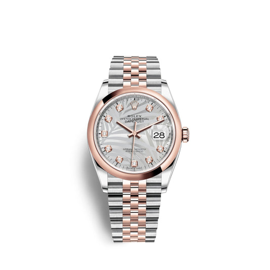 Datejust 36mm, Oystersteel and 18k Everose Gold, Ref# 126201-0037