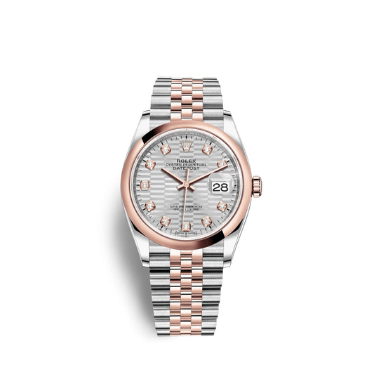 Datejust 36mm, Oystersteel and 18k Everose Gold, Ref# 126201-0039