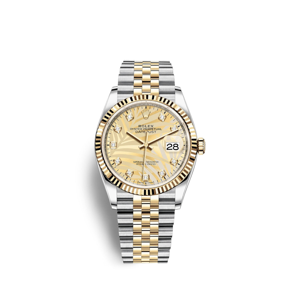 Datejust 36mm, Oystersteel and 18k Yellow Gold, Ref# 126233-0043